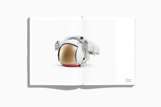 EMU spacesuit helmet from Benedict Redgrove's new book "NASA: Past and Present Dreams of the Future."