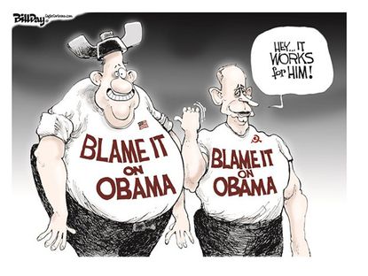 Political cartoon GOP Putin blame Obama
