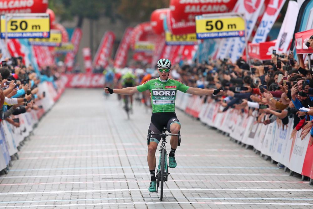 Sam Bennett (Bora-Hansgrohe) wins stage 6 of the Tour of Turkey