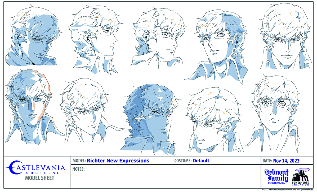 Art from the Netflix anime series Castlevania: Nocturne