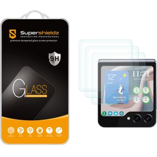 Supershieldz 3 Pack Samsung Galaxy Z Flip 5 Tempered Glass Screen Protector