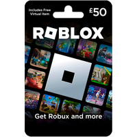 Roblox gift card:  was £50