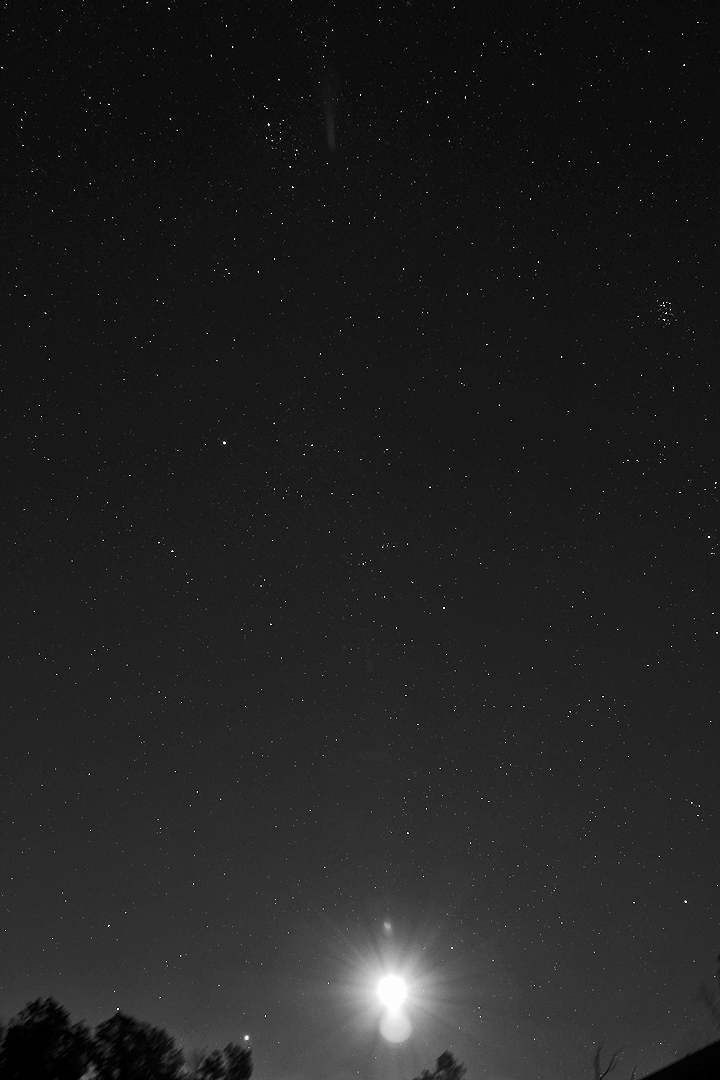 Jupiter and the Moon Over Missouri