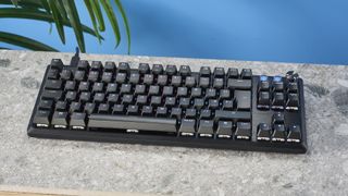 Photograph of the Corsair K70 Pro TKL gaming keyboard