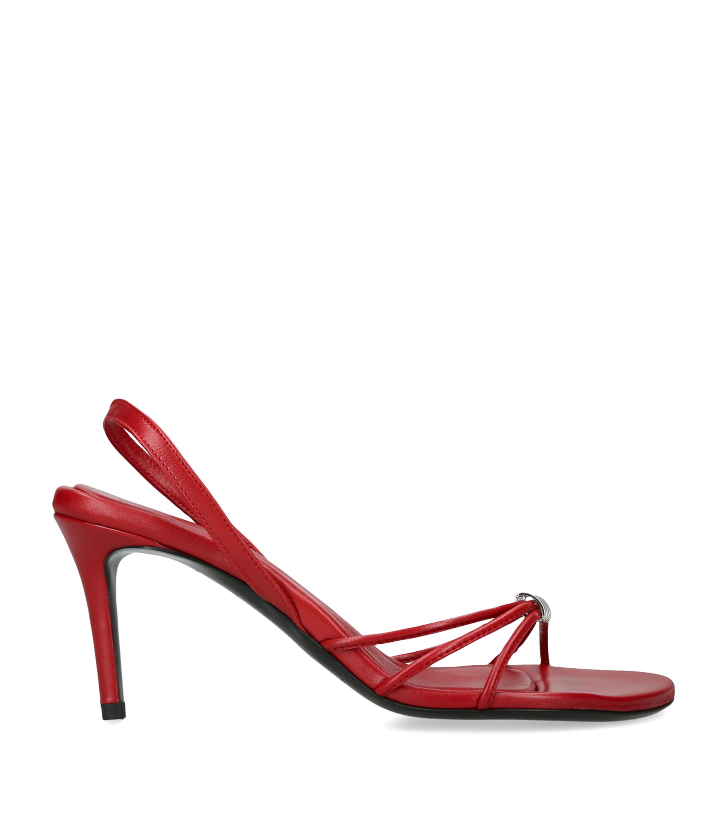 Christopher Esber Leather Giro Slingback Sandals 90