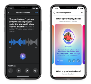 Facebook's new social audio products