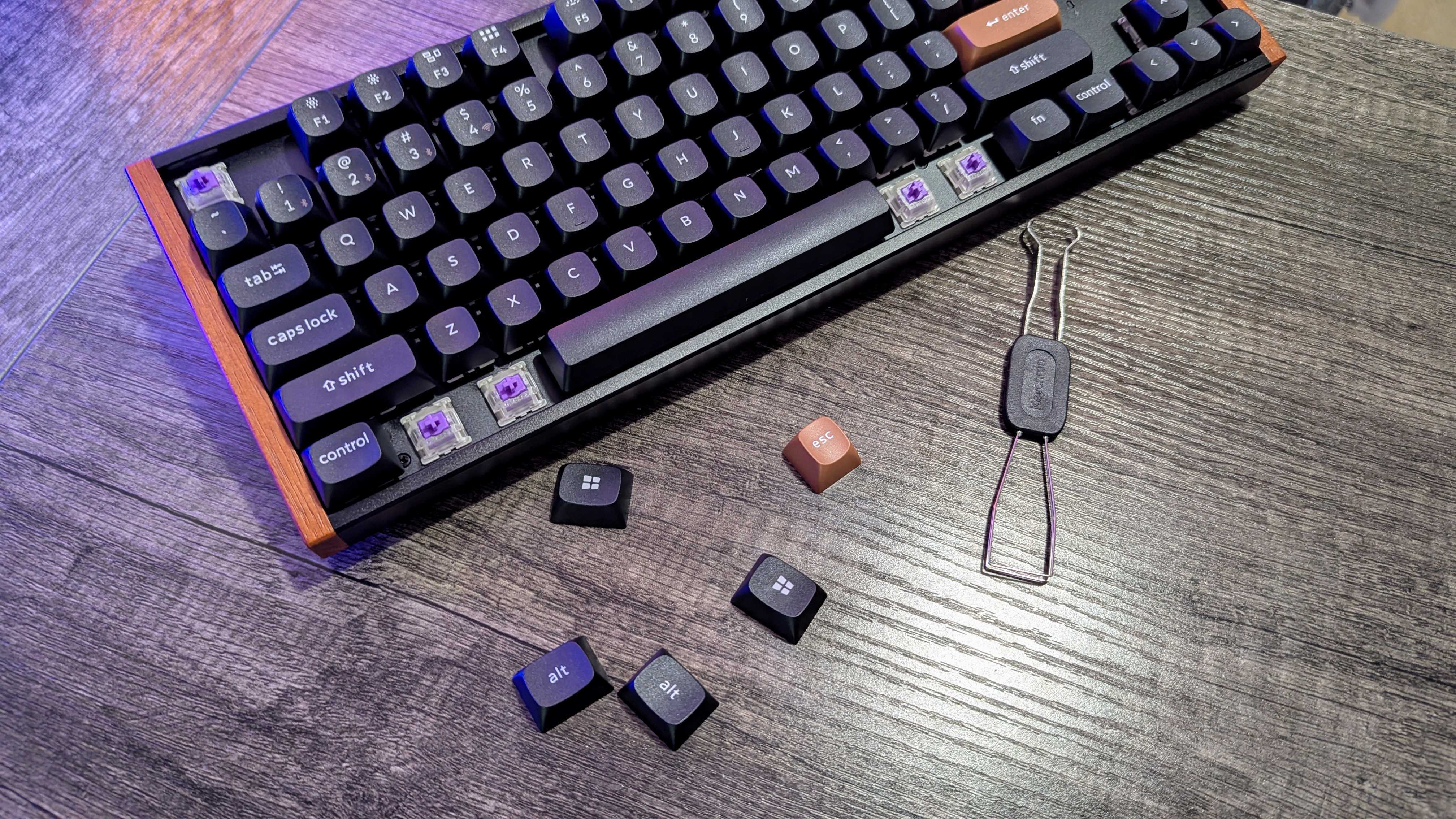 Image of the Keychron K8 HE wireless keyboard.