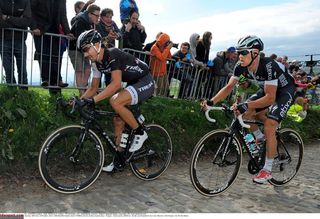 Stybar learns about the monuments at Tour of Flanders
