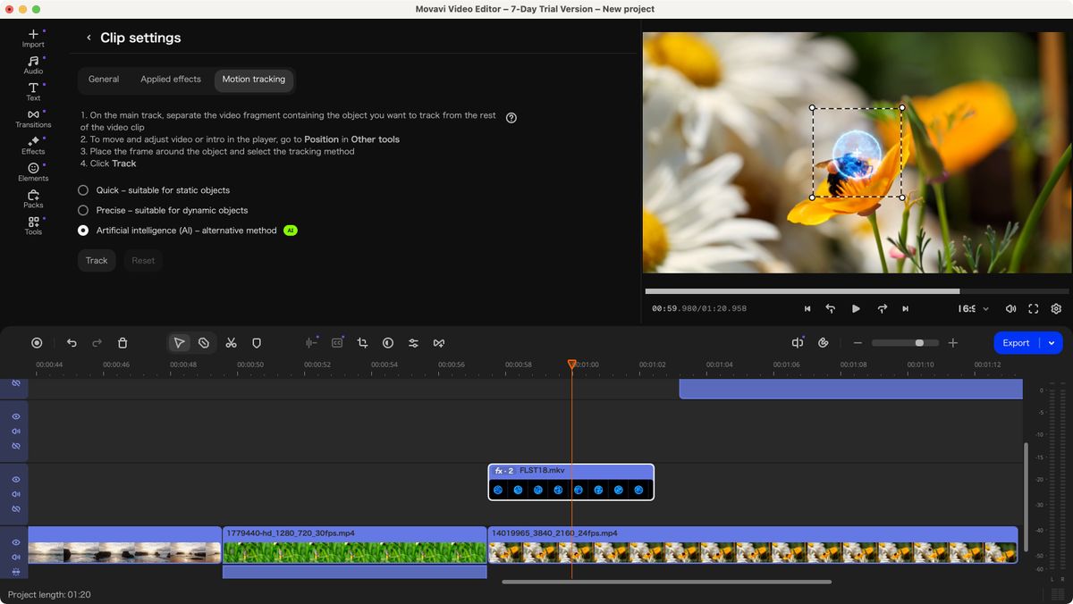 Movavi Video Suite 2025 during our review