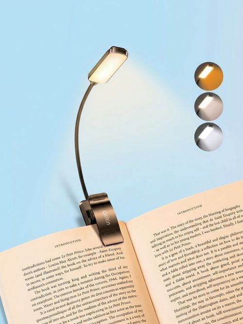 Gritin 9 LED Rechargeable Book Light