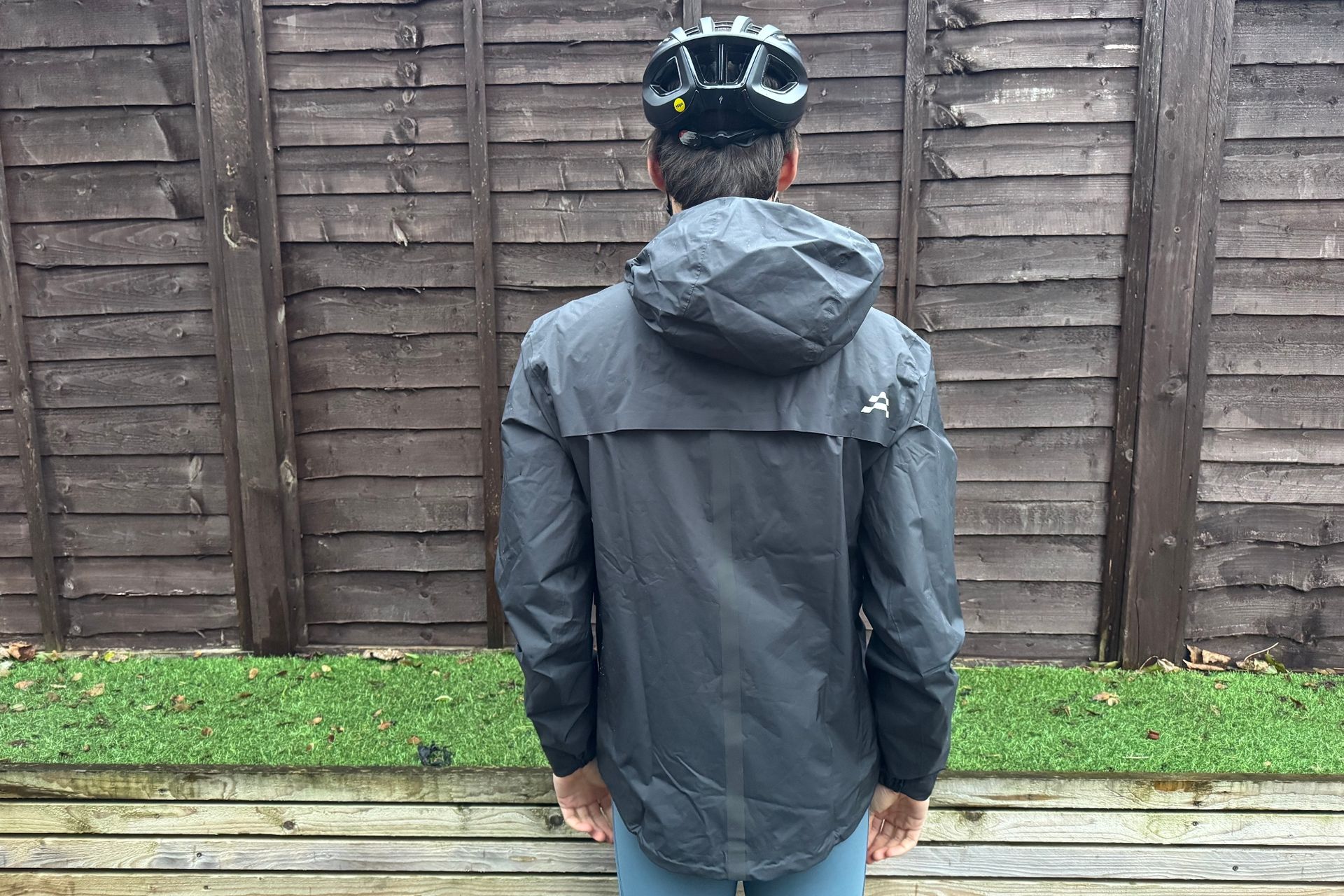 Le Col ARC gravel jacket from the rear