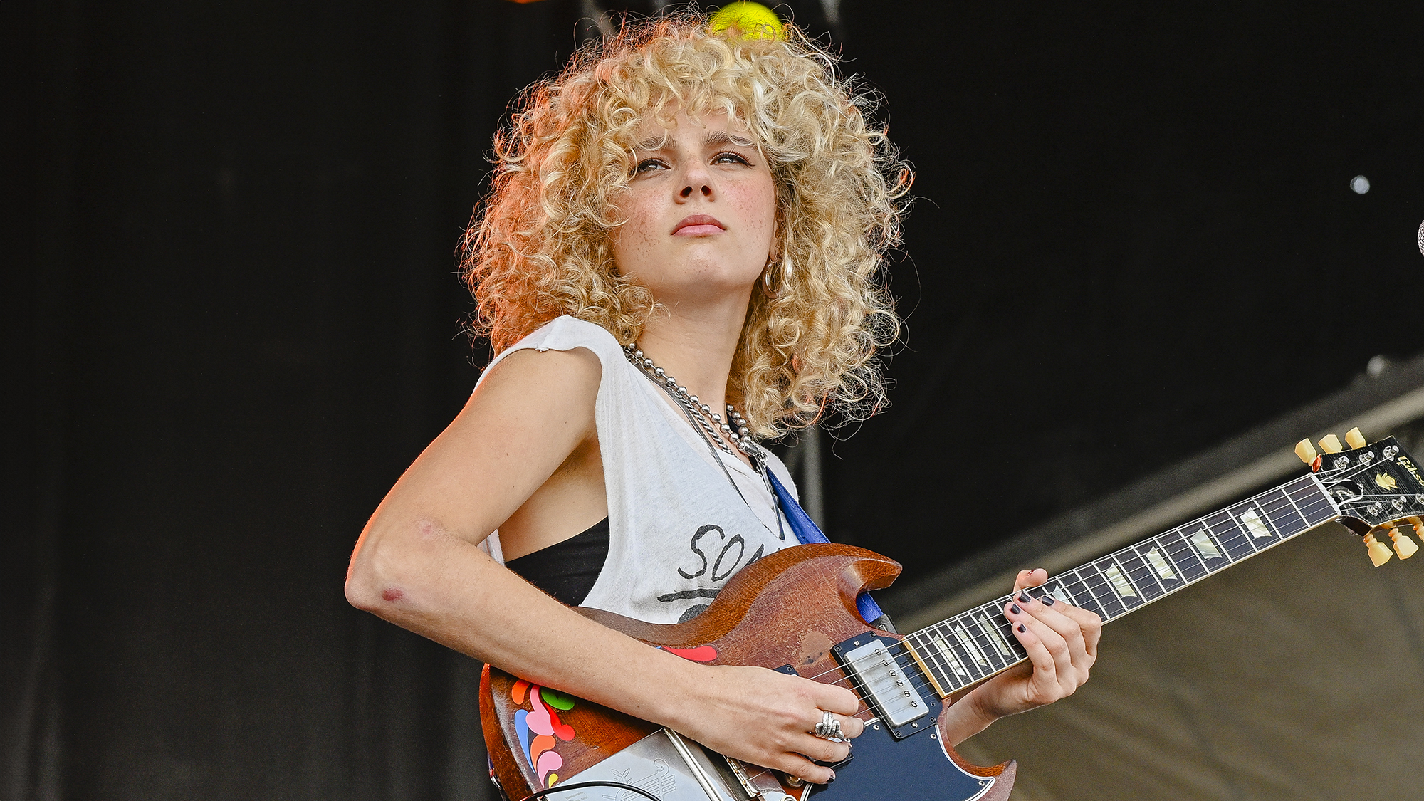 Grace Bowers at the 2025 Sea.Hear.Now Music Festival on September 14, 2025 in Asbury Park, New Jersey.