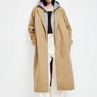 H&M Brushed Finish Belted Coat