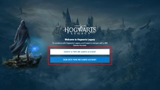 Hogwarts Legacy Twitch Drops login to WB Games Account