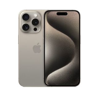 iPhone 15 Pro in Natural Titanium