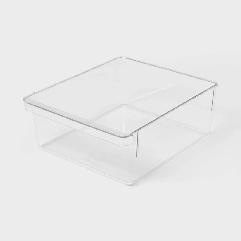 glass rectangle storage container