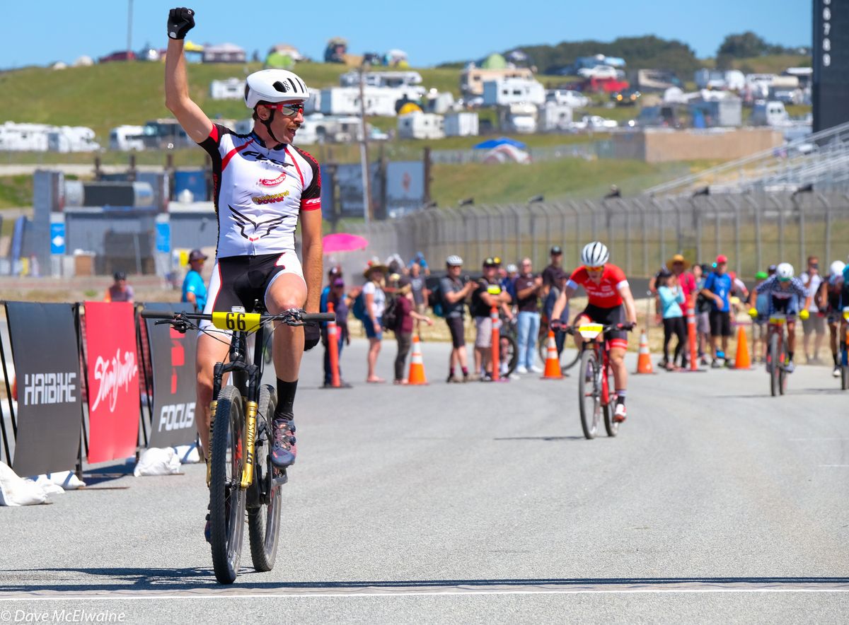 Nicola Rohrbach (Felt) took the short track win over Anton Cooper