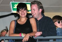 Lily Allen and Sam Cooper engaged