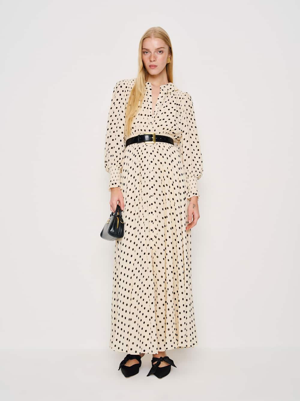 Petites Brown Sugar Ruffle Dress