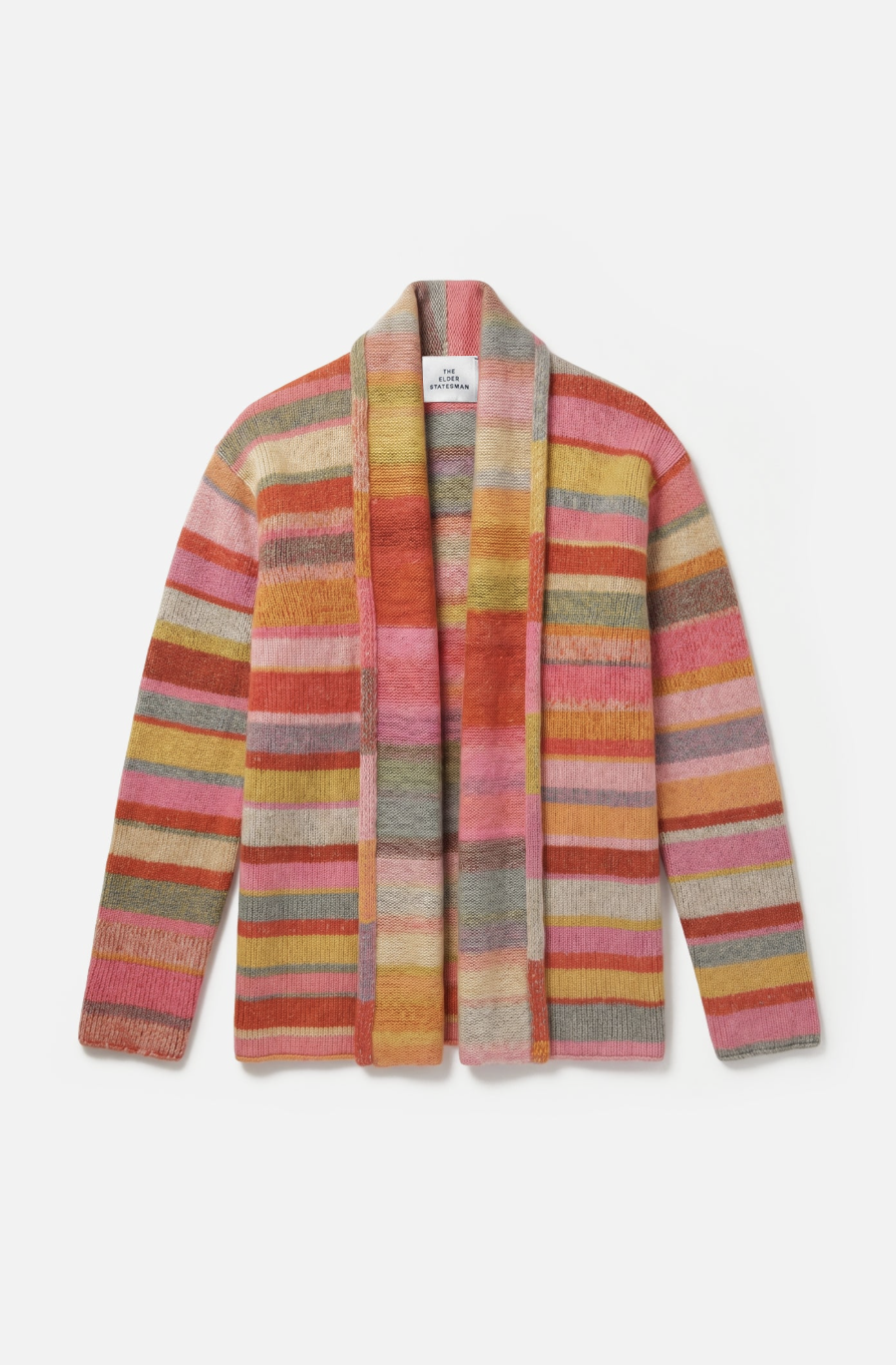 The Elder Statesman, Stripe Smoking Jacket