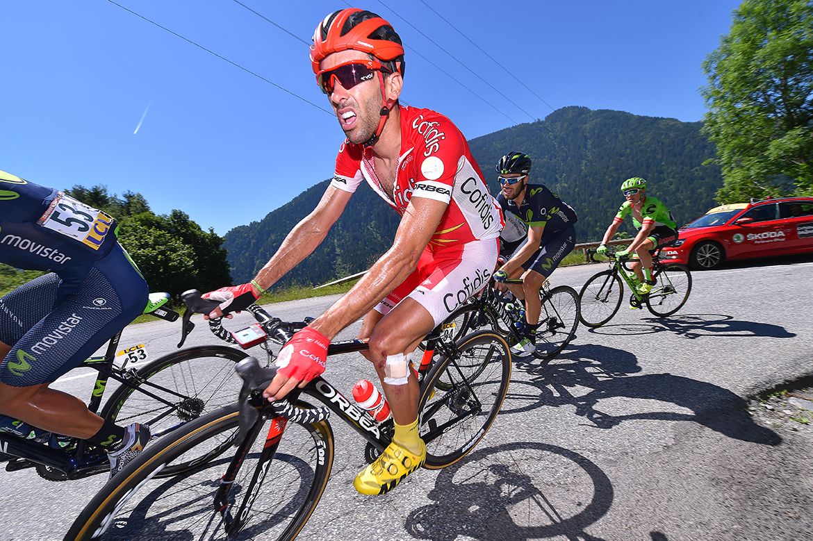Daniel Navarro on stage 8 of the Crit&eacute;rium du Dauphin&eacute;
