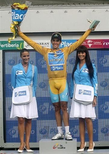 Alberto Conatdor wins his third Grand Tour in just 14 months. An historic feat.