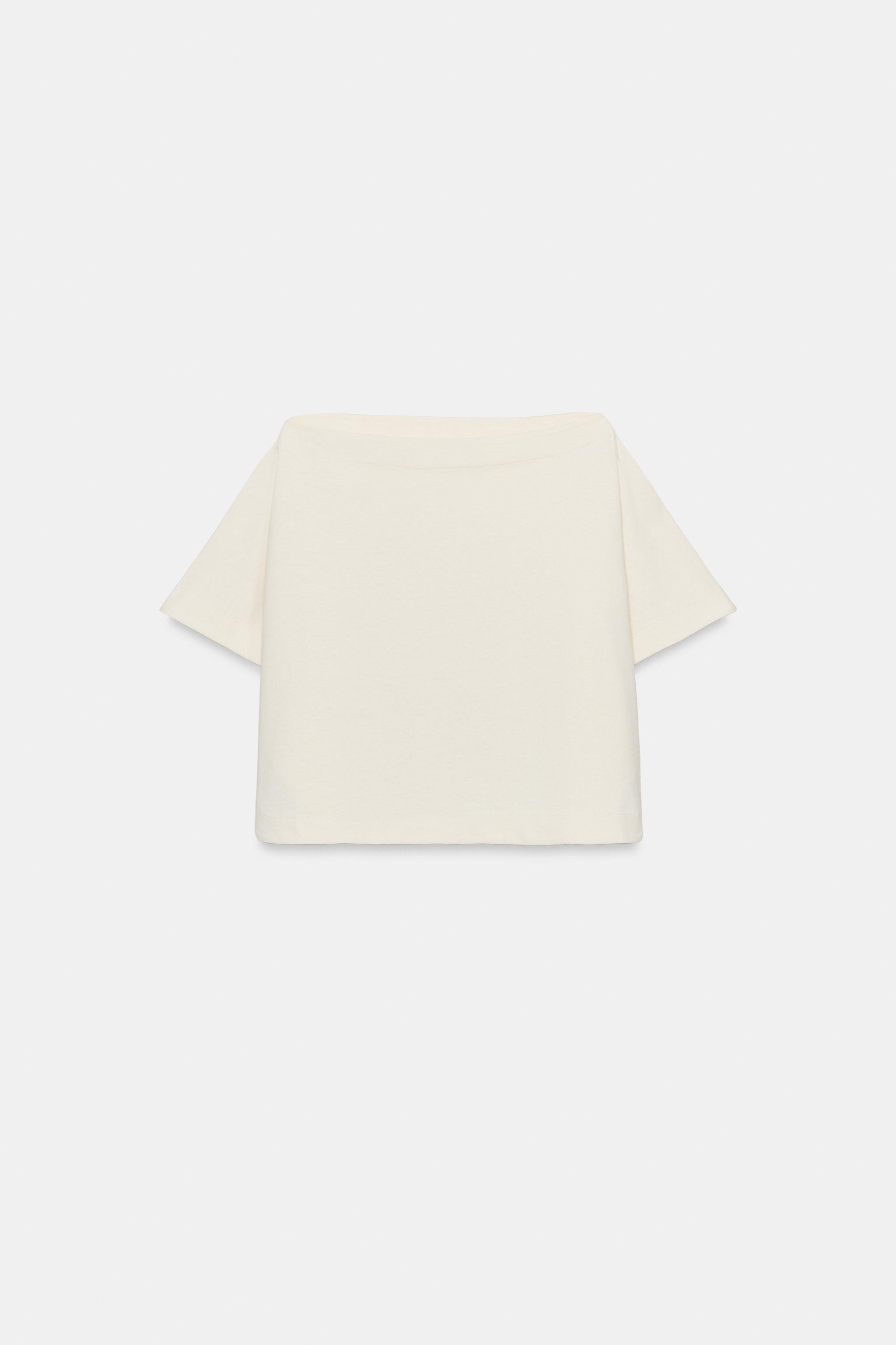 ZARA, Cape Effect Crop Top