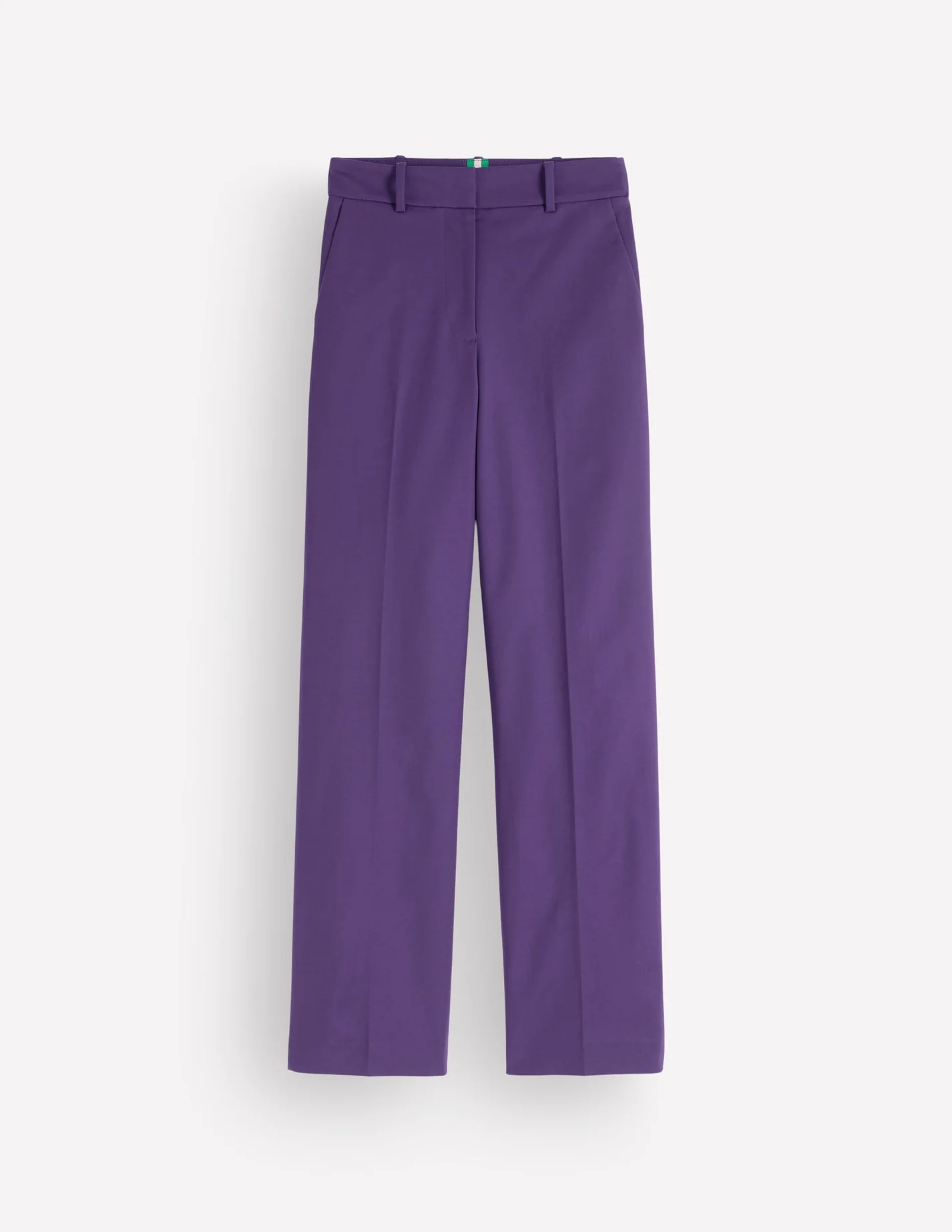 Canonbury Cotton Trousers-Deep Grape