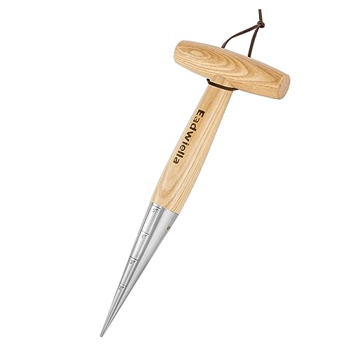 Dibber With 5 Inch Measurements Seed Dibber Garden Tool Hand Dibbler Seed Planter Tool Seed Dispenser Hole Digger for Planting Small Seeds Seedlings Sowing Seeds Transplanting Plants Planting Bulbs