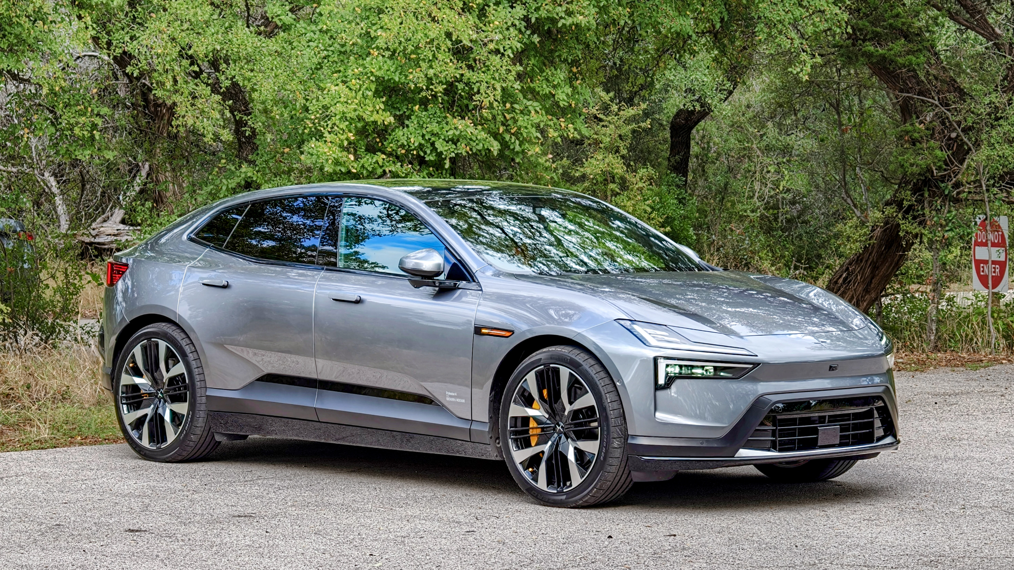 2026 Polestar 4 side profile view.