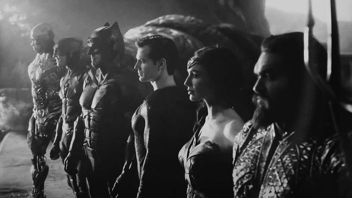 justice league black and white edition