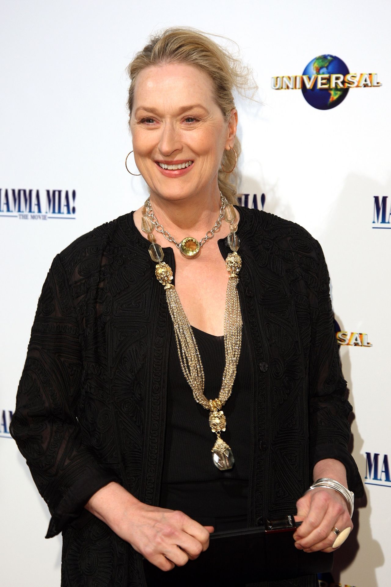 Meryl Streep attends the Australian Premiere for Mama Mia! the Movie in 2008