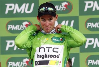 Mark Cavendish has his eye on the prize: the green jersey in Paris.