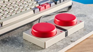 An 8BitDo Retro Mechanical Keyboard (N Edition) that's wireless and hot-swappable