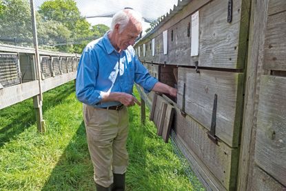 Turtle Dove breeder Trevor Lay. Credit: Chris Knights