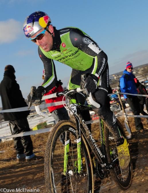 Tim Johnson (Cannondale) gave every ounce of effort that he had to reach the leaders