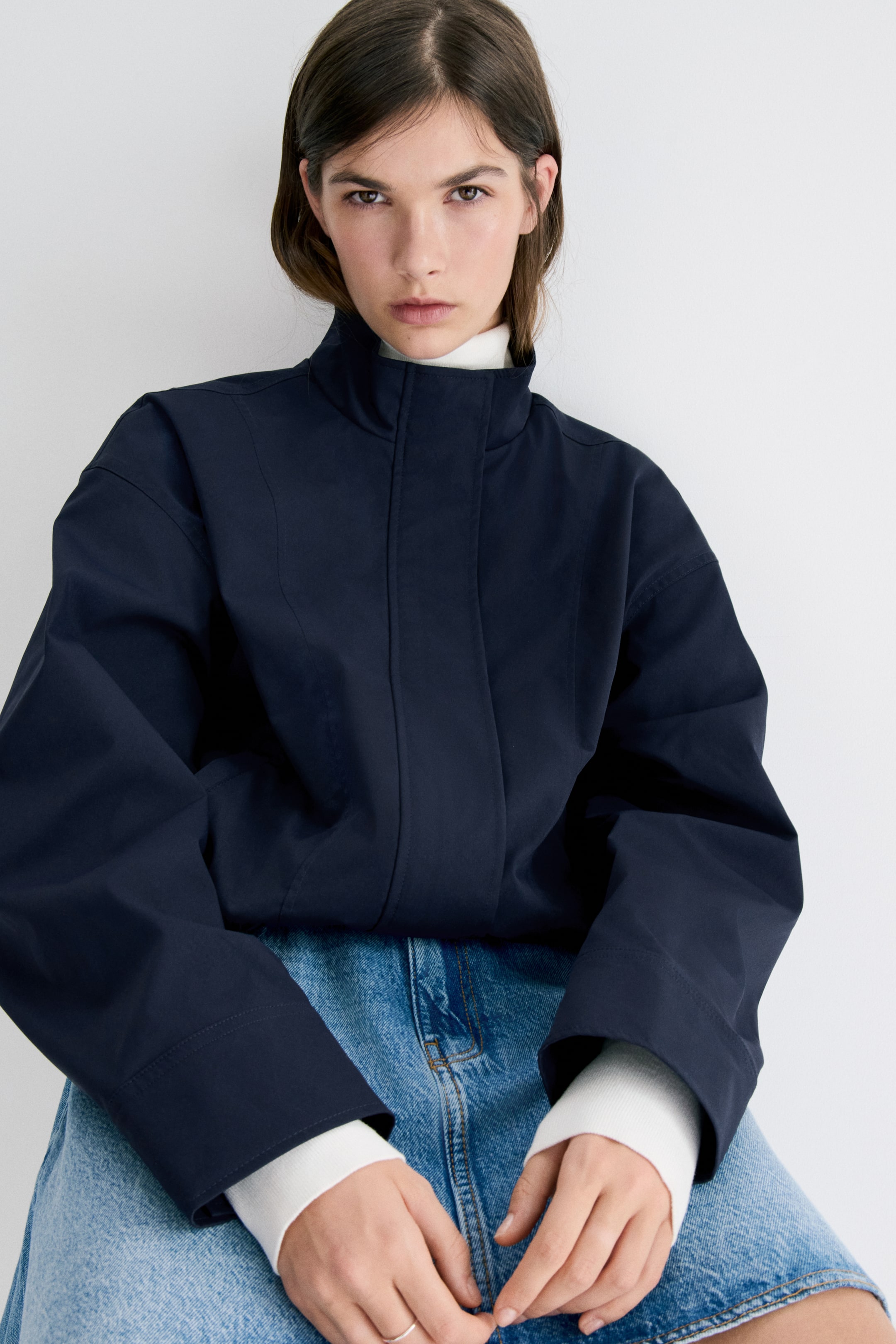 Twill Jacket - Navy Blue