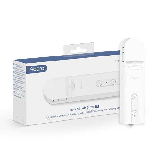 Aqara Roller Shade Driver E1, Schedule and Voice Control | Smart Blind Motor, Rechargeable With Long Battery Life, Requires Aqara Hub, Homekit, Alexa, Google Assistant, and Ifttt