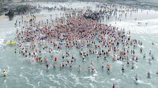 Bude Christmas Day Swim