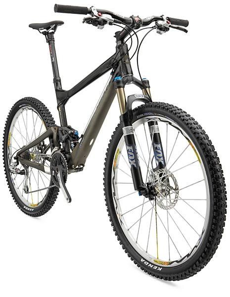 Mmmm, carbon. The Trance Advanced features a composite design to keep the weight low.