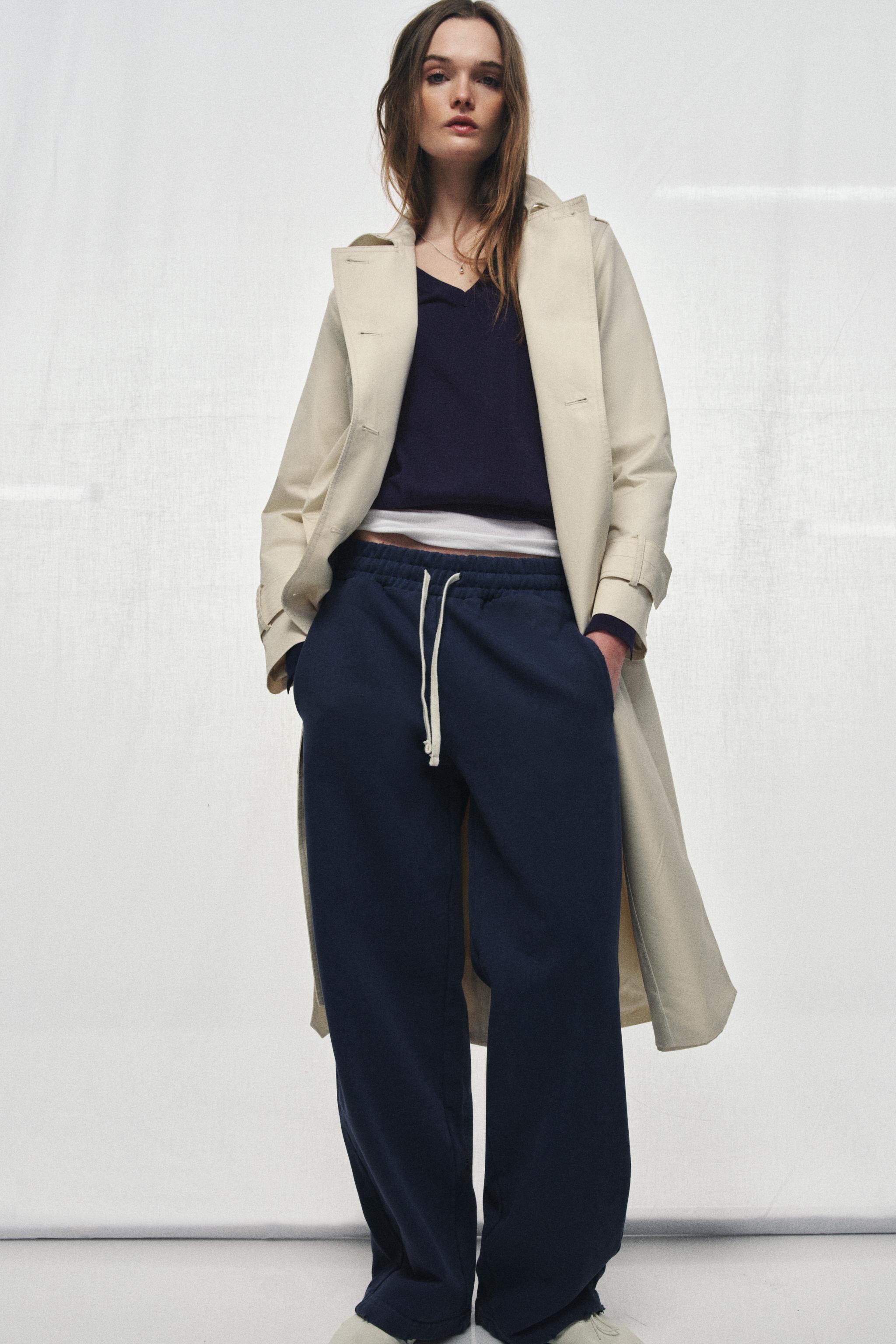 Belted Trench Coat Zw Collection