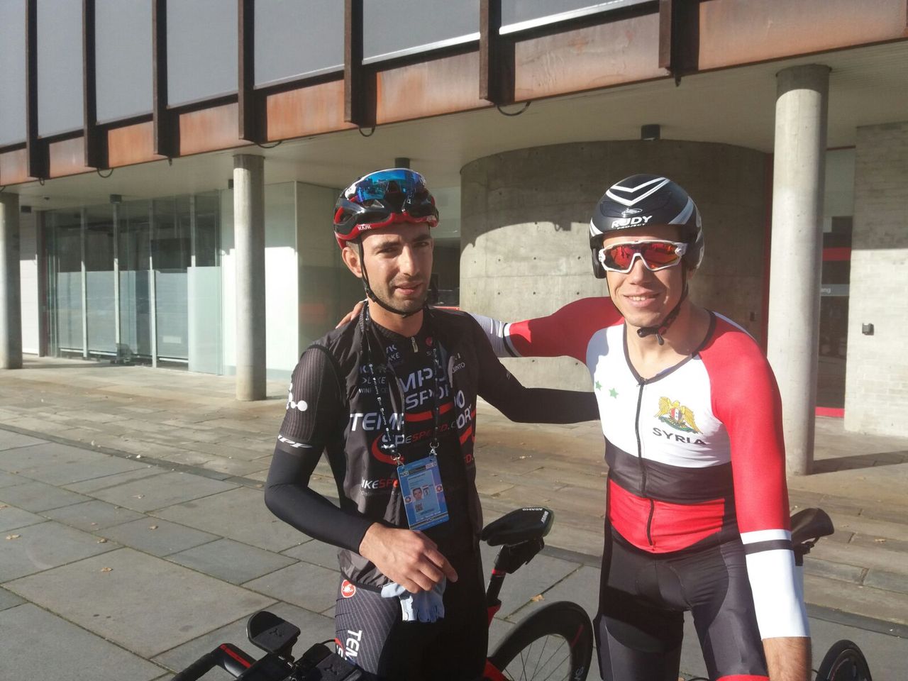 Badreddin and Jaser were both forced to flee war-torn Aleppo
