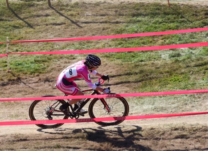 Arley Kemmerer (PB2 Pro Cycling) extending her lead