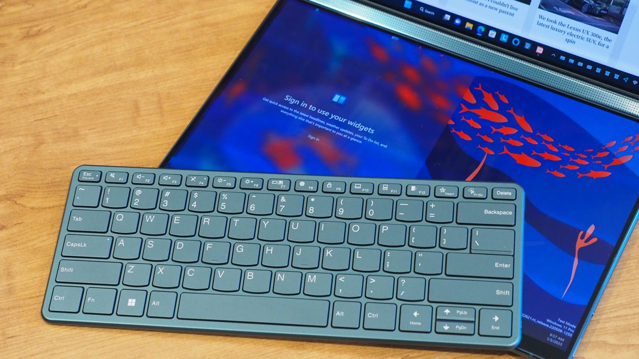 Lenovo YogaBook 9i 8th Gen at CES 2023