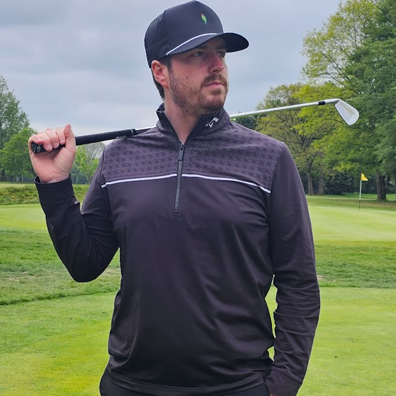 Callaway Odyssey Printed Block Quarter Zip
