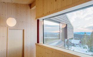 the whole structure was built using prefabricated wooden parts