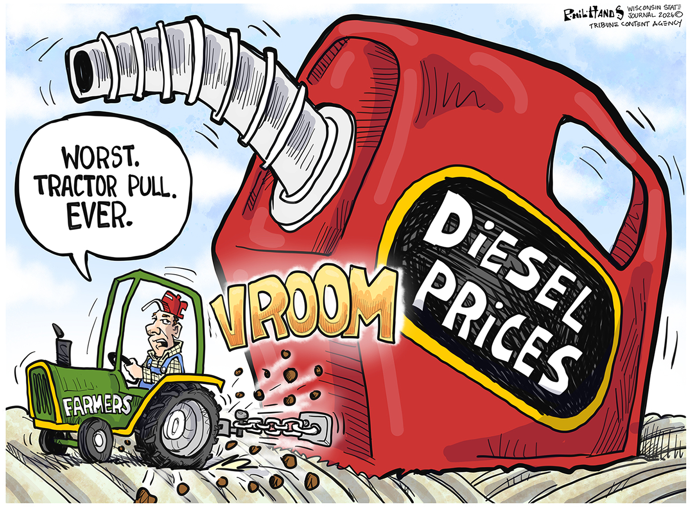 Political cartoon