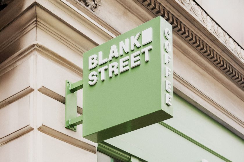 Blank Street sign