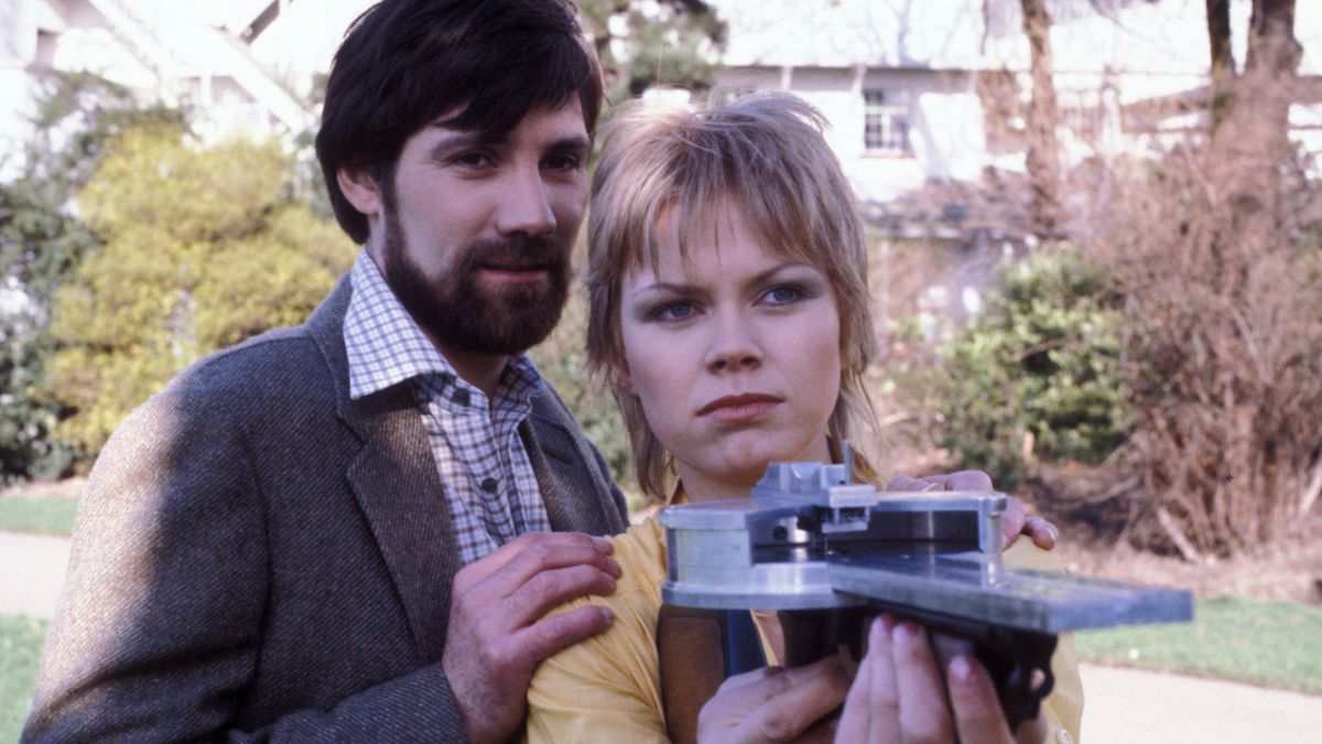 John Duttine and Emma Relph in The Day of the Triffids. 