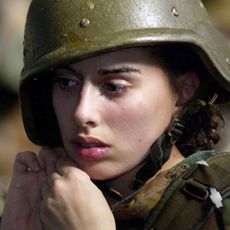 Woman in army uniform